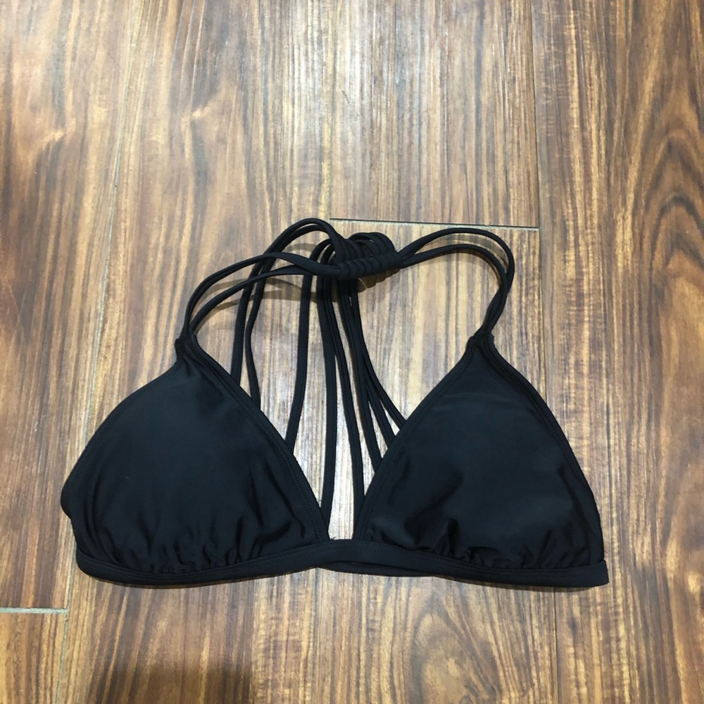 Black bikini top